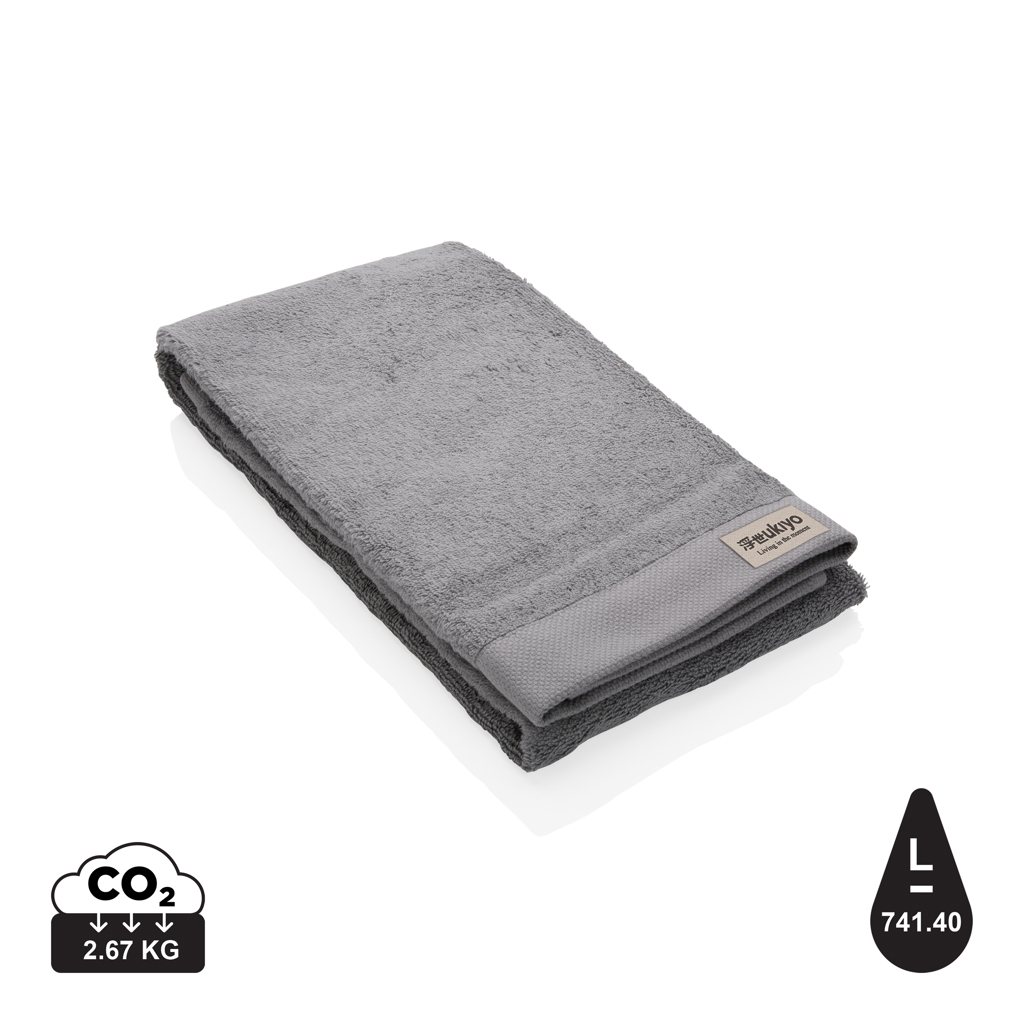 Sakura AWARE 500 Gsm Bath Towel 50 X 100cm Grey Ukiyo Home sakura-aware-500-gsm-bath-towel-50-x-100cm-grey-ukiyo-home